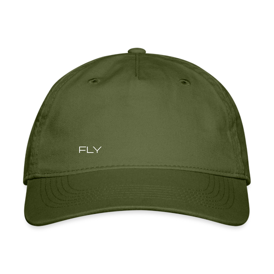 FLY Organic Baseball Cap - olive green